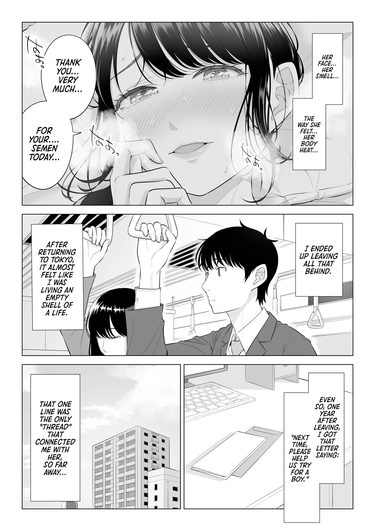 Hentai Manga Comic-Shizuka Tachibana, the Housewife Who Collects My Sperm Donations, Doesn't Know a Damn Thing!!-Chapter 2-4
